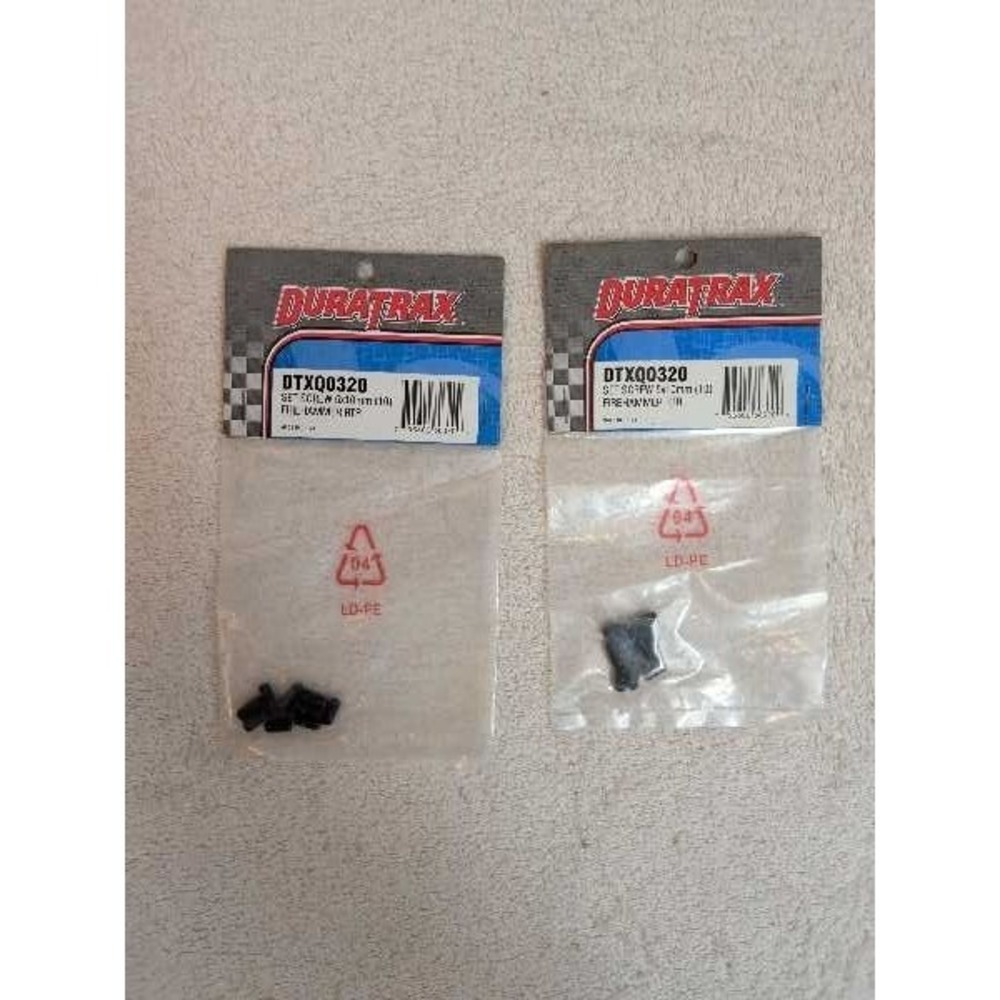 DuraTrax‎ DTXQ0320 Set Screw 5x10mm Firehammer RTR Lot of 2 RC Parts